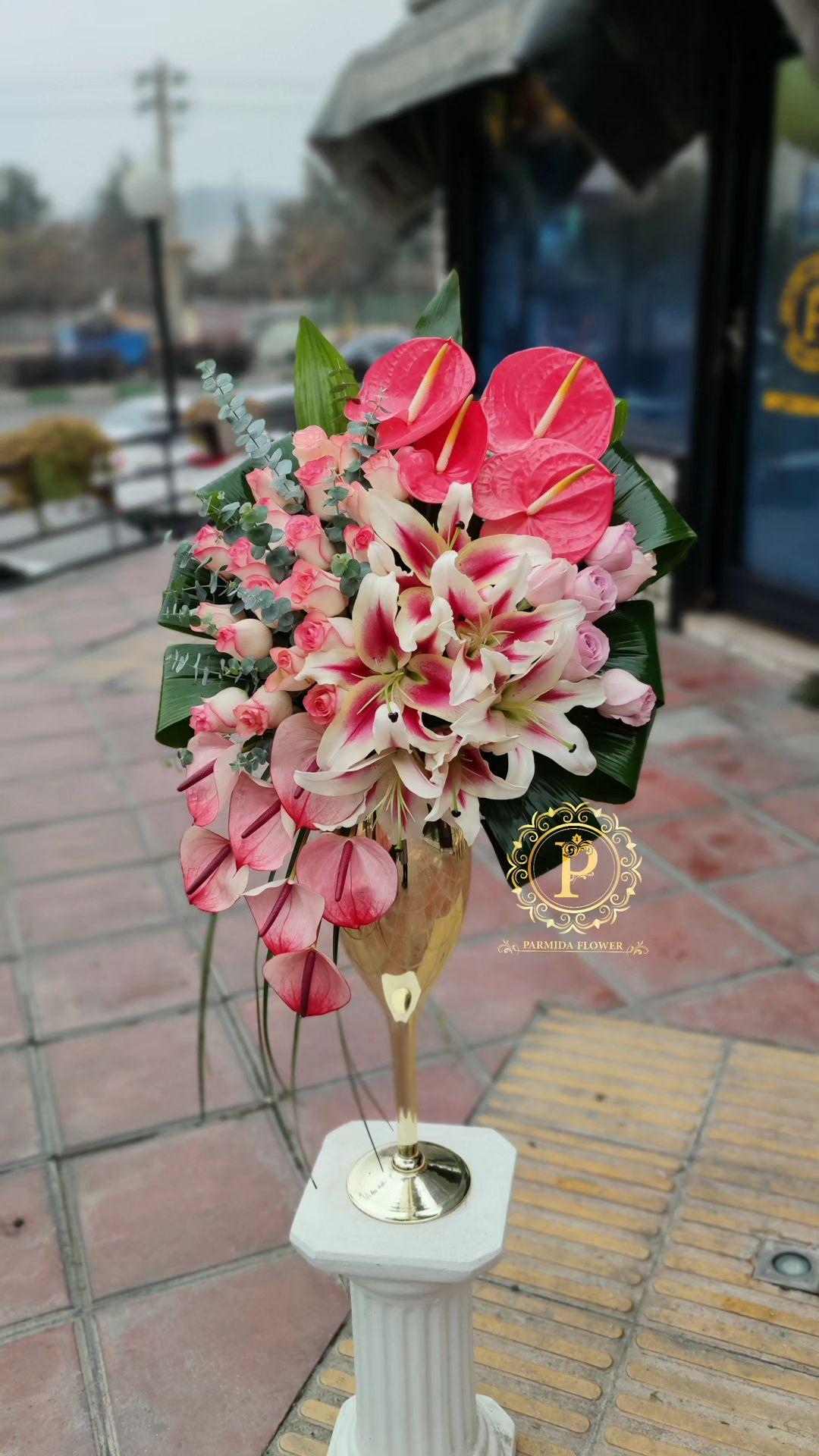 لیلیوم آنتریوم رز اکالیپتوس