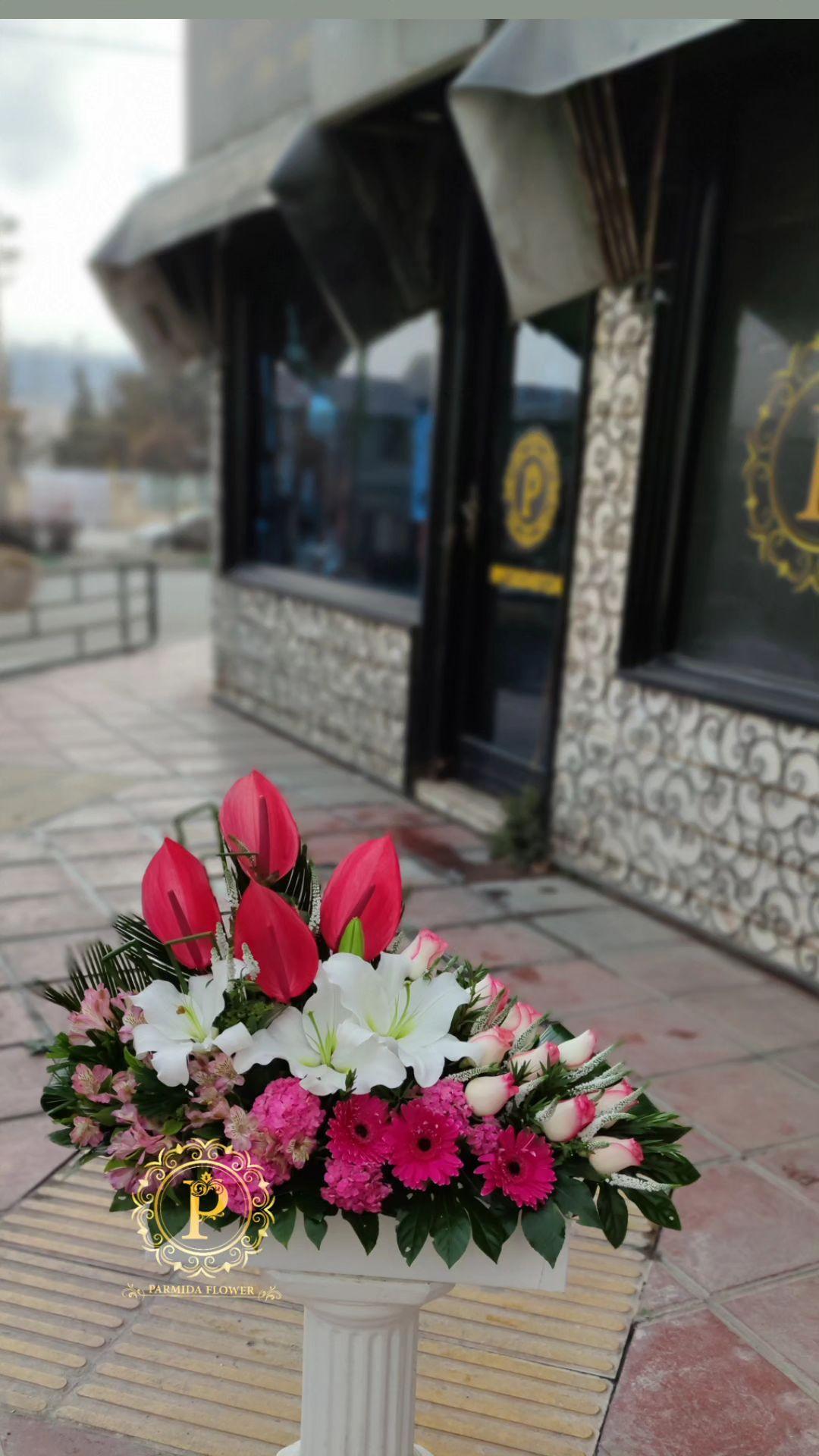 آنتریوم،لیلیوم،رز،ژربرا،قلم فور،آلستر،ورونیکا