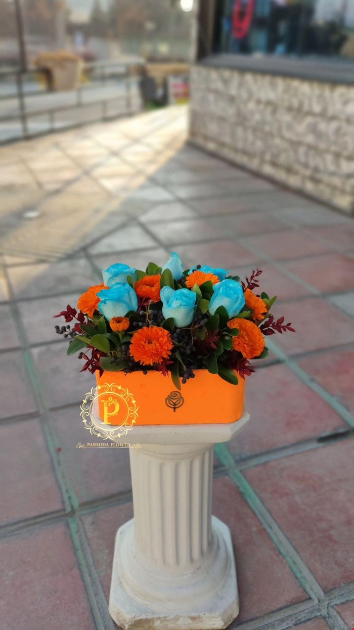 باکس گل  مستطیل مخمل کد00130