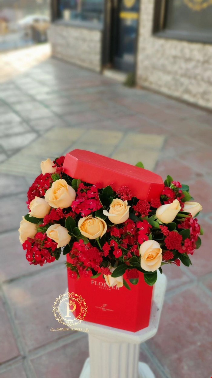 باکس گل استوانه درب دارکد00132