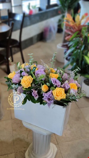 باکس گل  مستطیل مخمل کد00142