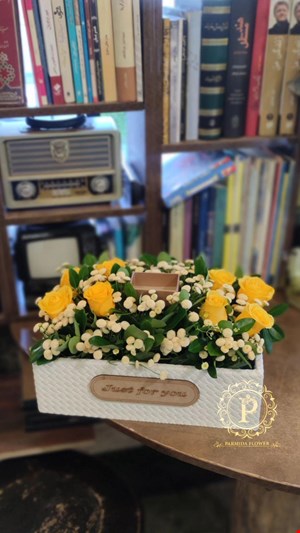باکس گل  مستطیل چرم کد00150