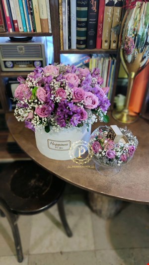 باکس گل  گرد مخمل  کد00151