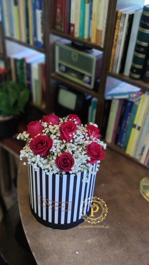 باکس گل  استوانه کد00154