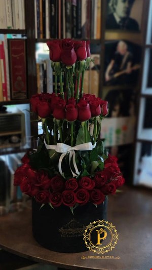 باکس گل  گرد مخمل کد00165