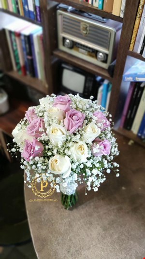 دسته گل عروس کد00204