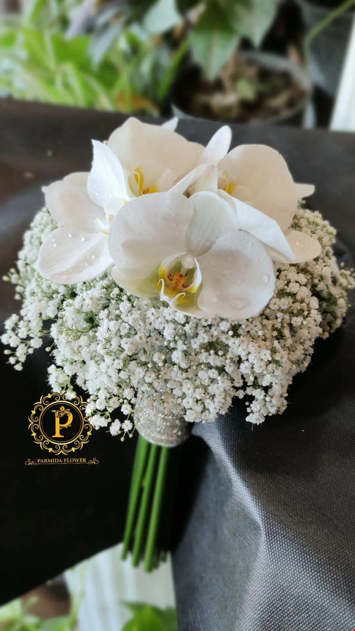 دسته گل عروس کد00212