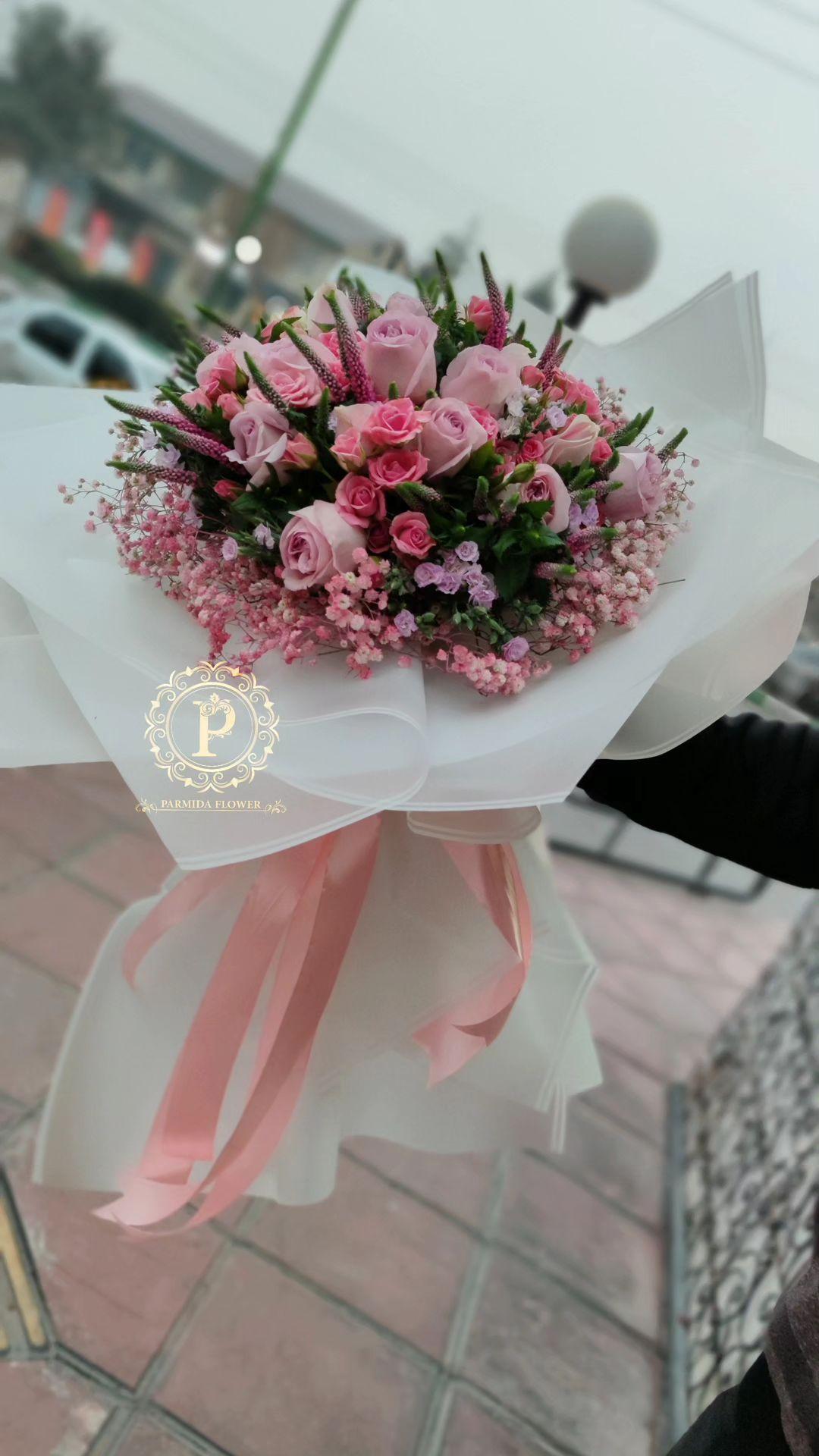 رز،ورونیکا،رزمینیاتوری،عروس،میخک مینیاتوری،کاغذضدآب