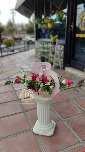 کیف گل کاغذی کد00609