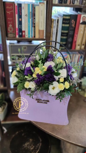کیف گل چوبی کد00614