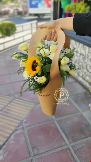 کیف گل کاغذی کد00618