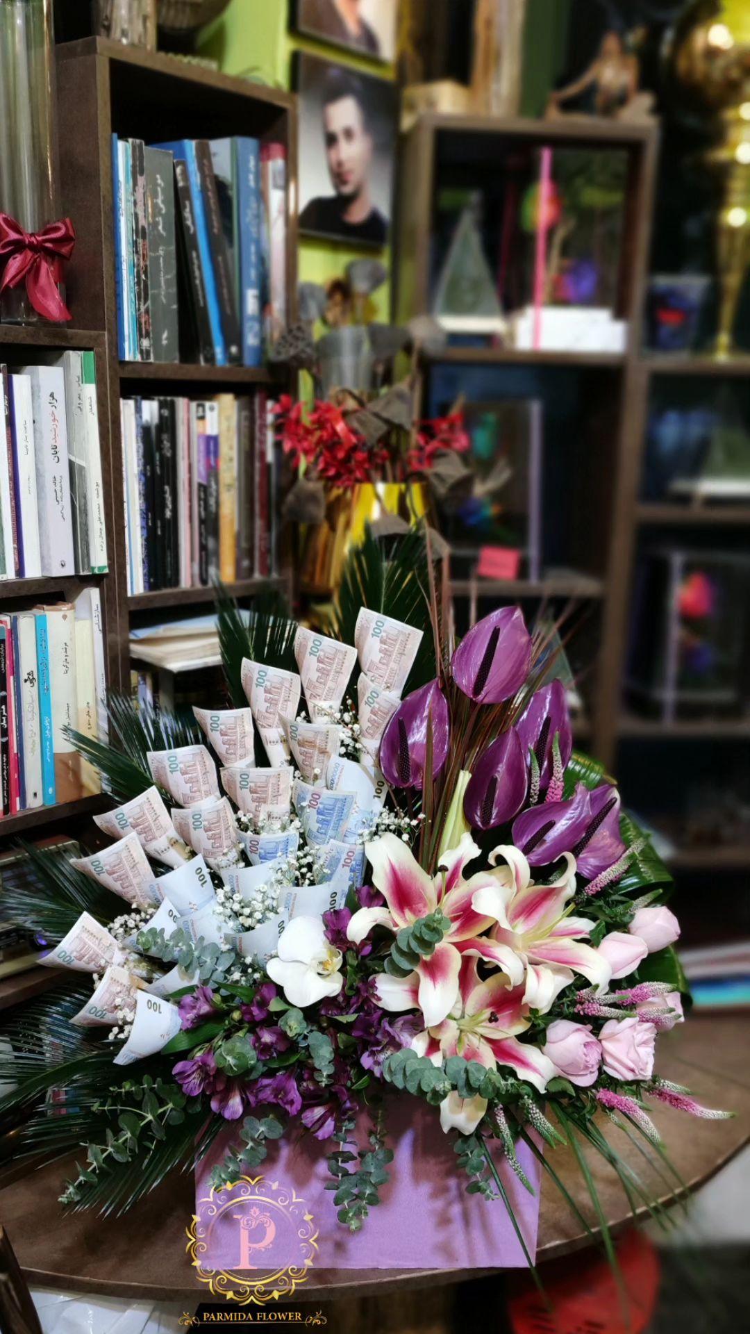 آنتریوم لیلیوم رز ورونیکا آلستر اکالیپتوس 